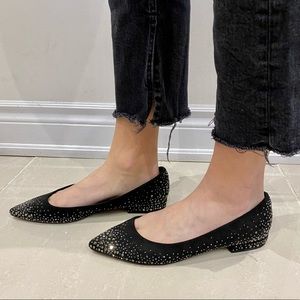 ALDO sparkly pointed shoes with small heel, Size 10.